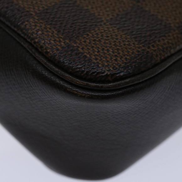 LOUIS VUITTON Damier Ebene Trousse Makeup Pouch N51982 LV Auth ep3875 - Picture 14 of 16